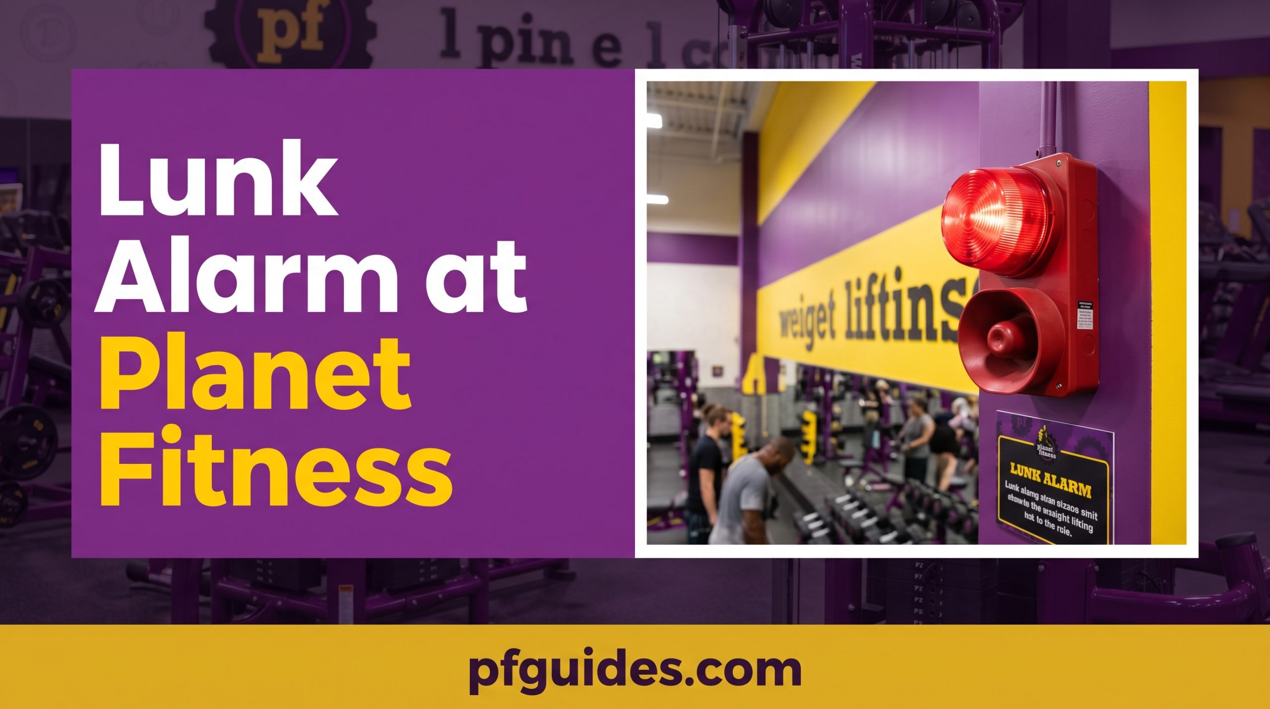 Lunk Alarm at Planet Fitness