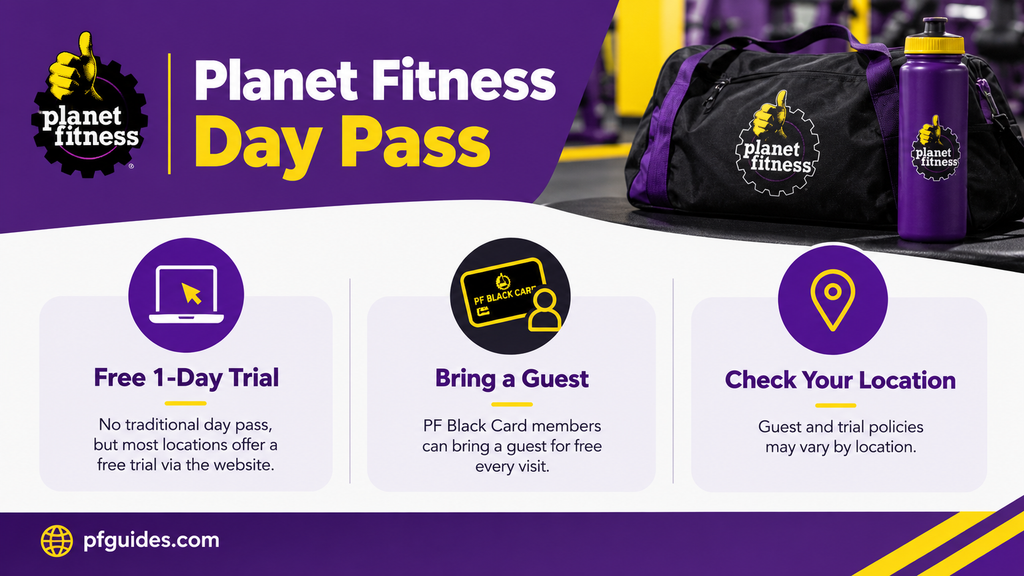 Planet Fitness Day Pass Infographic