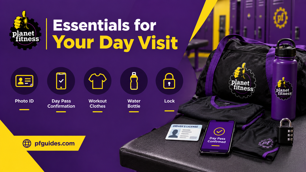 Planet Fitness Day Visit Essentials