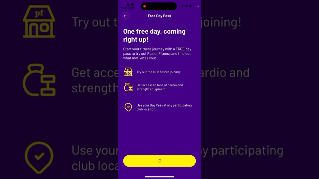 Planet Fitness Day pass