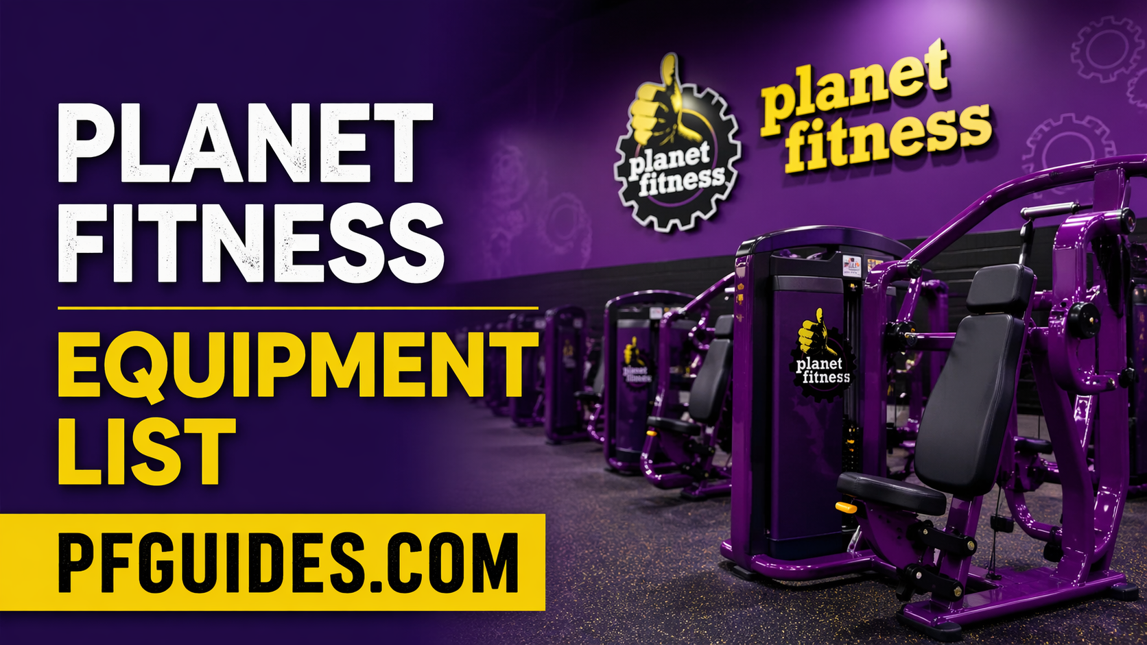 planet fitness equipment list new
