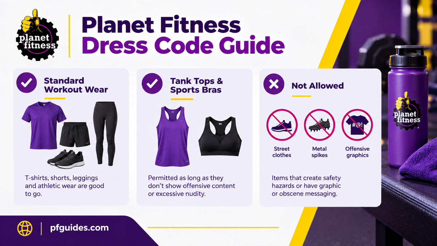 Planet Fitness Dress Code – What Can You Wear? - PF Guides