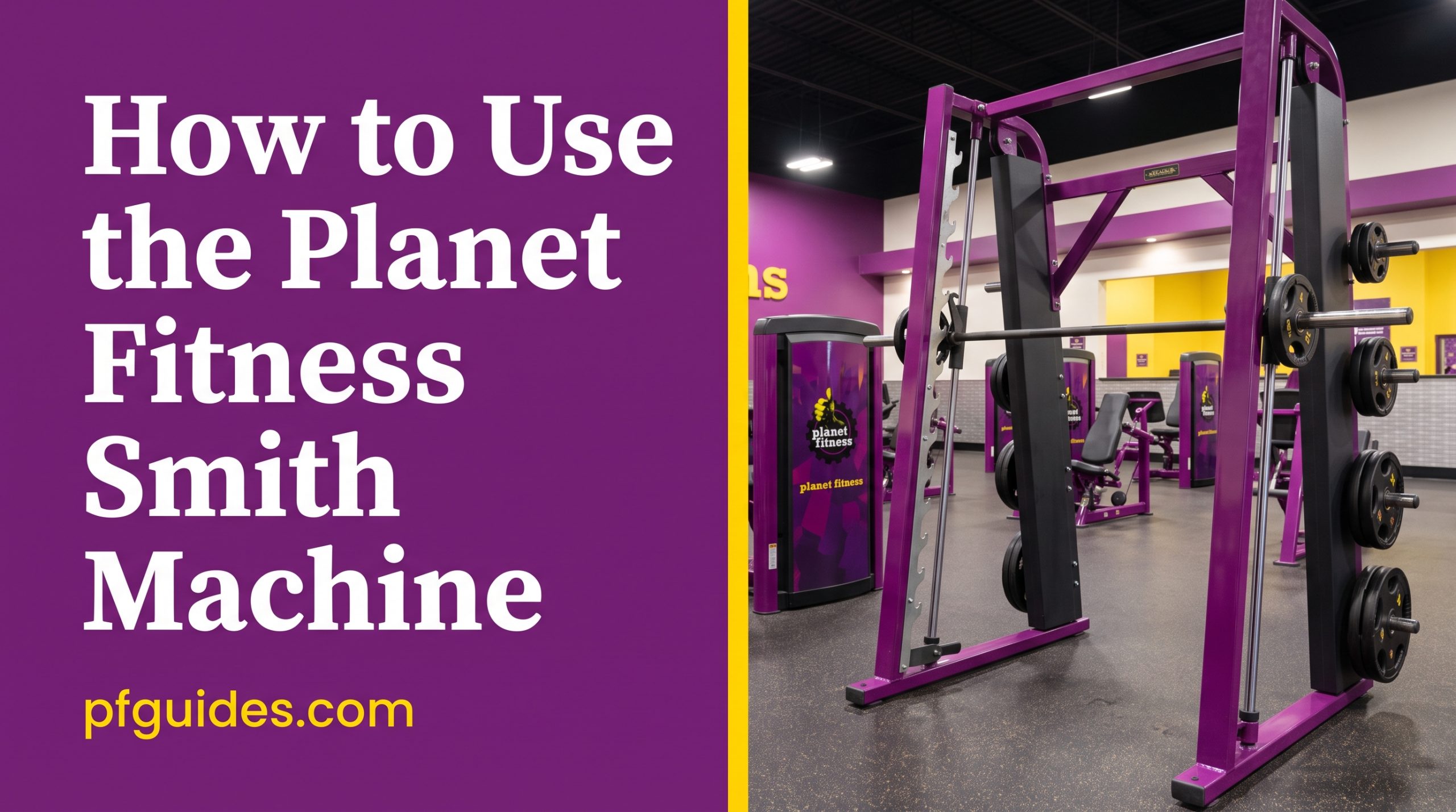 How to use Planet Fitness Smith Machine
